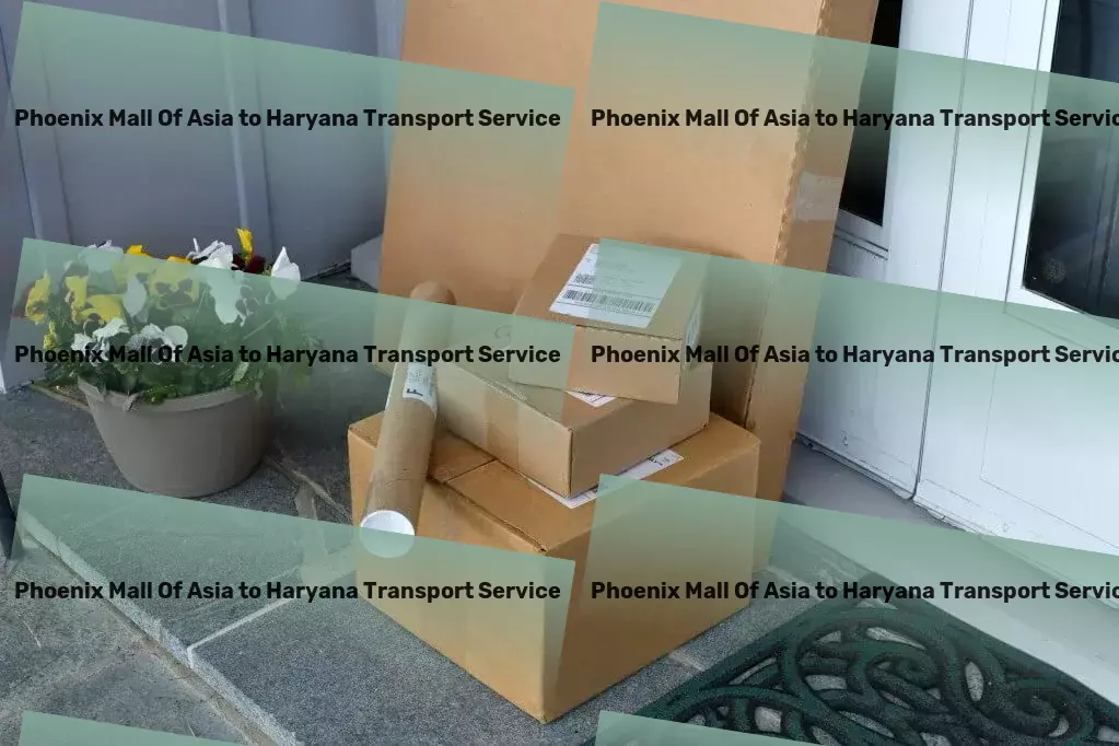 Phoenix Mall Of Asia to Haryana Transport India's logistic excellence, delivered! - Import export courier services