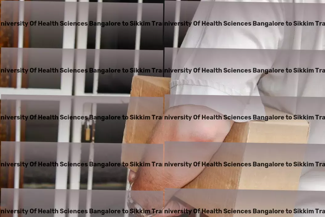 Rajiv Gandhi University Of Health Sciences Bangalore to Sikkim Transport The solution you need for hassle-free goods transit in India! - Efficient moving services