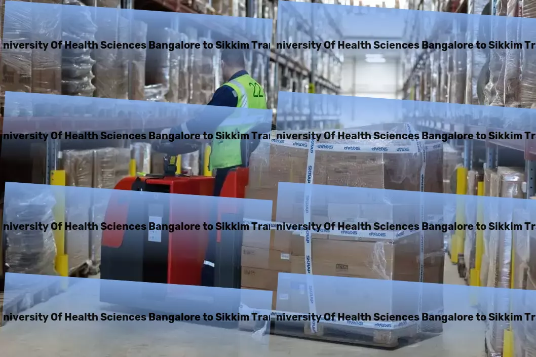 Rajiv Gandhi University Of Health Sciences Bangalore to Sikkim Transport Partial load shipping