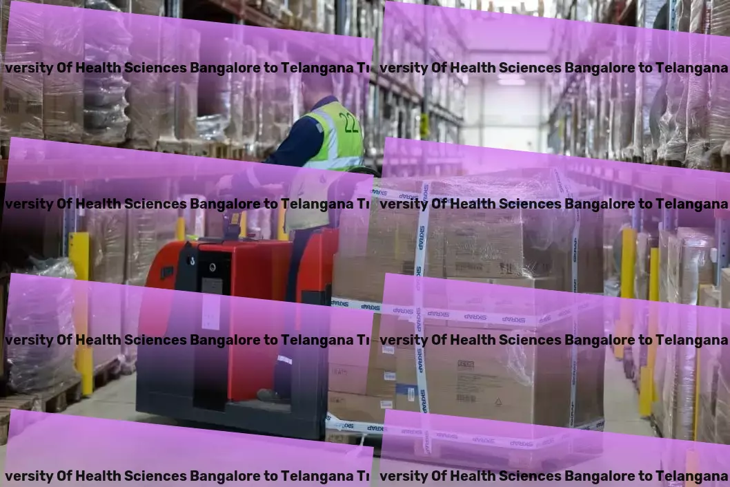 Rajiv Gandhi University Of Health Sciences Bangalore to Telangana Transport Multi-regional cargo shipping