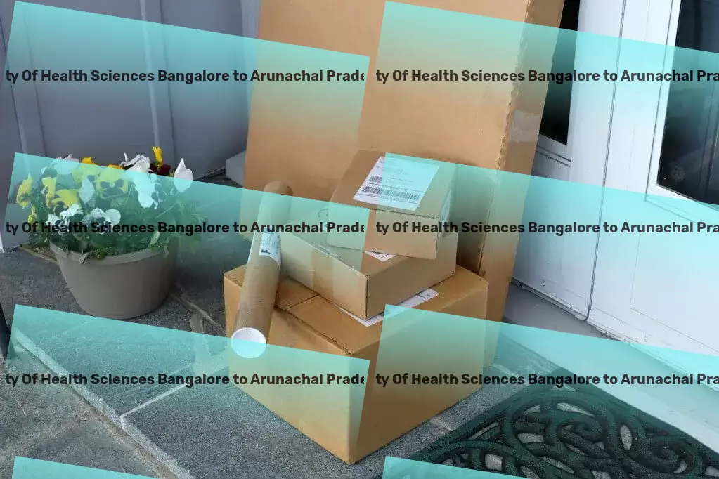 Rajiv Gandhi University Of Health Sciences Bangalore to Arunachal Pradesh Transport Nationwide courier logistics