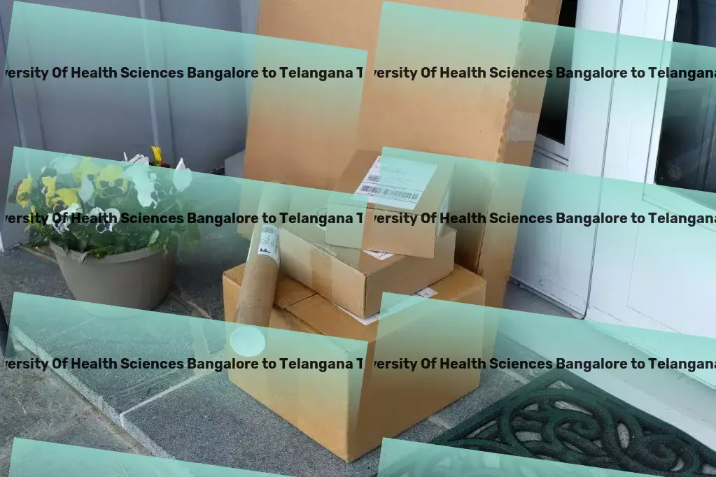 Rajiv Gandhi University Of Health Sciences Bangalore to Telangana Transport Set sail on smooth logistics waters across India with us! - Transport and storage