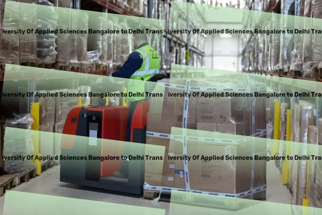 Ramaiah University Of Applied Sciences Bangalore to Delhi Transport Industrial shipping coordination