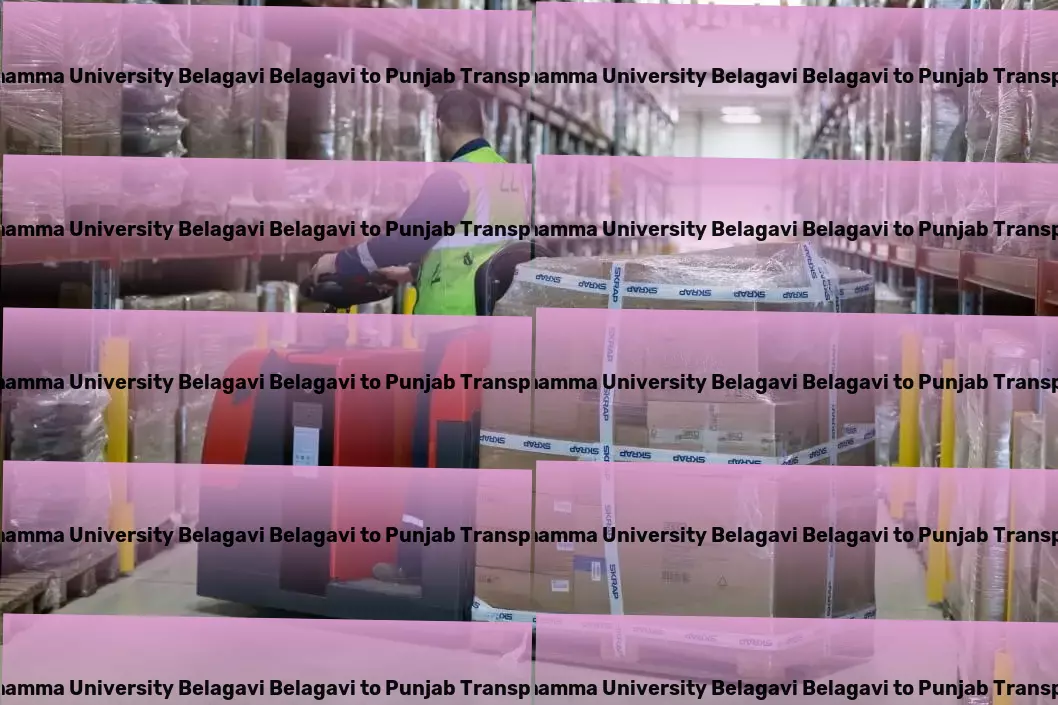 Rani Channamma University Belagavi Belagavi to Punjab Transport Regional parcel logistics