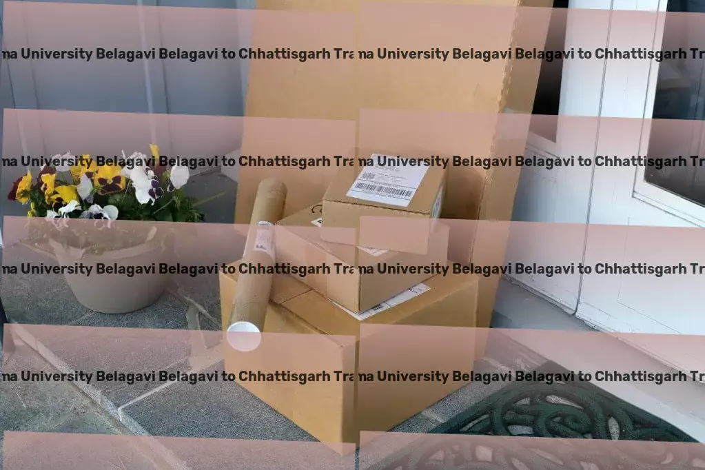 Rani Channamma University Belagavi Belagavi to Chhattisgarh Transport Regional parcel logistics