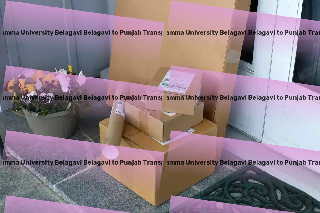 Rani Channamma University Belagavi Belagavi to Punjab Transport National goods forwarding