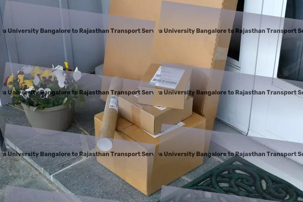 Reva University Bangalore to Rajasthan Transport Rapid goods delivery solutions