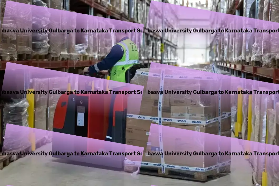 Sharnbasva University Gulbarga to Karnataka Transport Join the revolution transforming goods transportation across India. - Cross-country freight