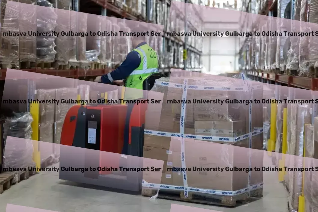 Sharnbasva University Gulbarga to Odisha Transport Industrial package forwarding