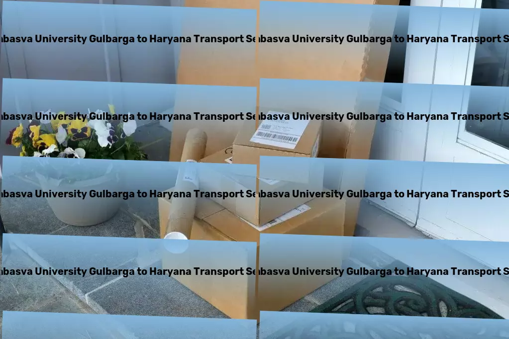 Sharnbasva University Gulbarga to Haryana Transport Road cargo services