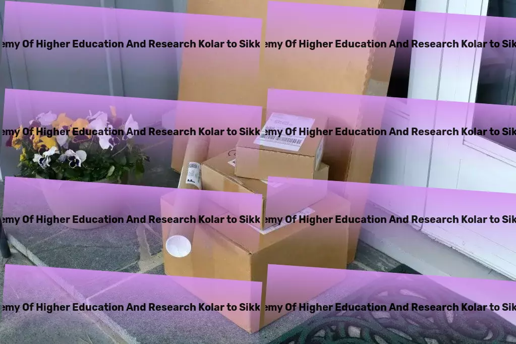 Sri Devaraj Urs Academy Of Higher Education And Research Kolar to Sikkim Transport Large item logistics