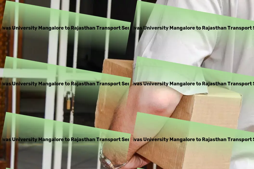 Srinivas University Mangalore to Rajasthan Transport Your strategic ally in conquering logistic hurdles across India. - E-commerce logistics