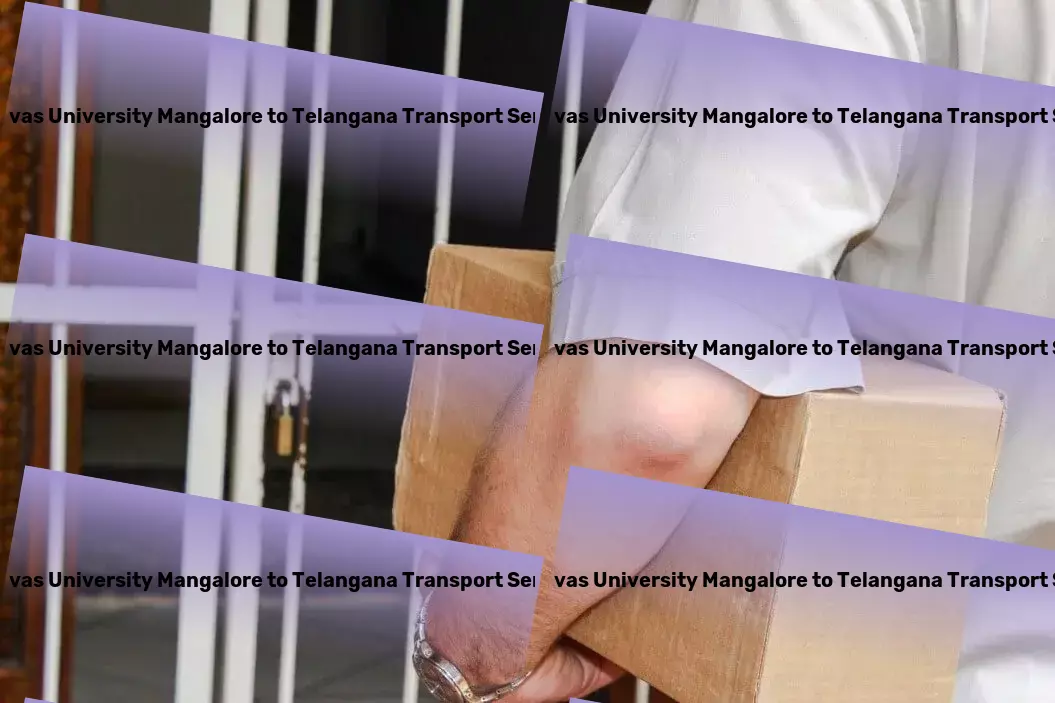 Srinivas University Mangalore to Telangana Transport Event logistics services