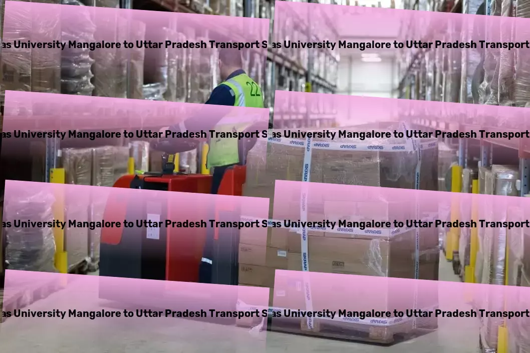 Srinivas University Mangalore to Uttar Pradesh Transport Specialized cargo logistics