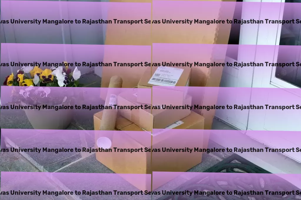 Srinivas University Mangalore to Rajasthan Transport Refining the essence of logistics and transport in India. - Fast goods transport solutions