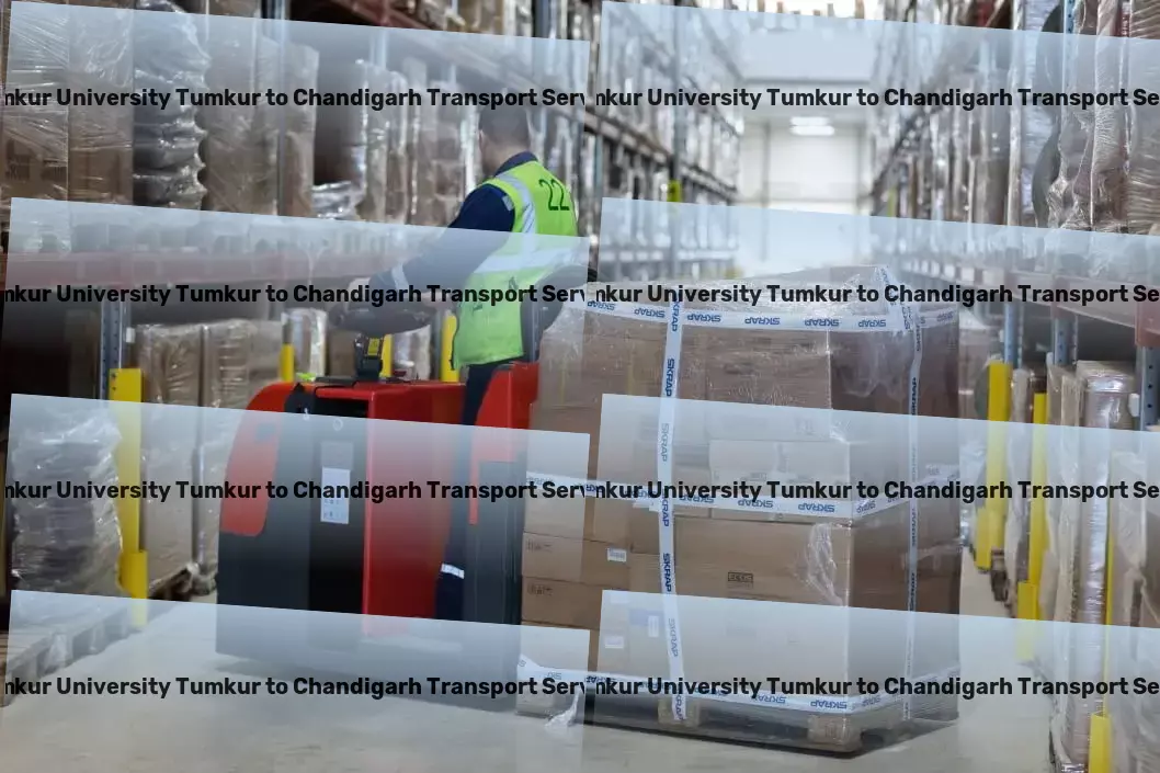 Tumkur University Tumkur to Chandigarh Transport Large-scale cargo logistics