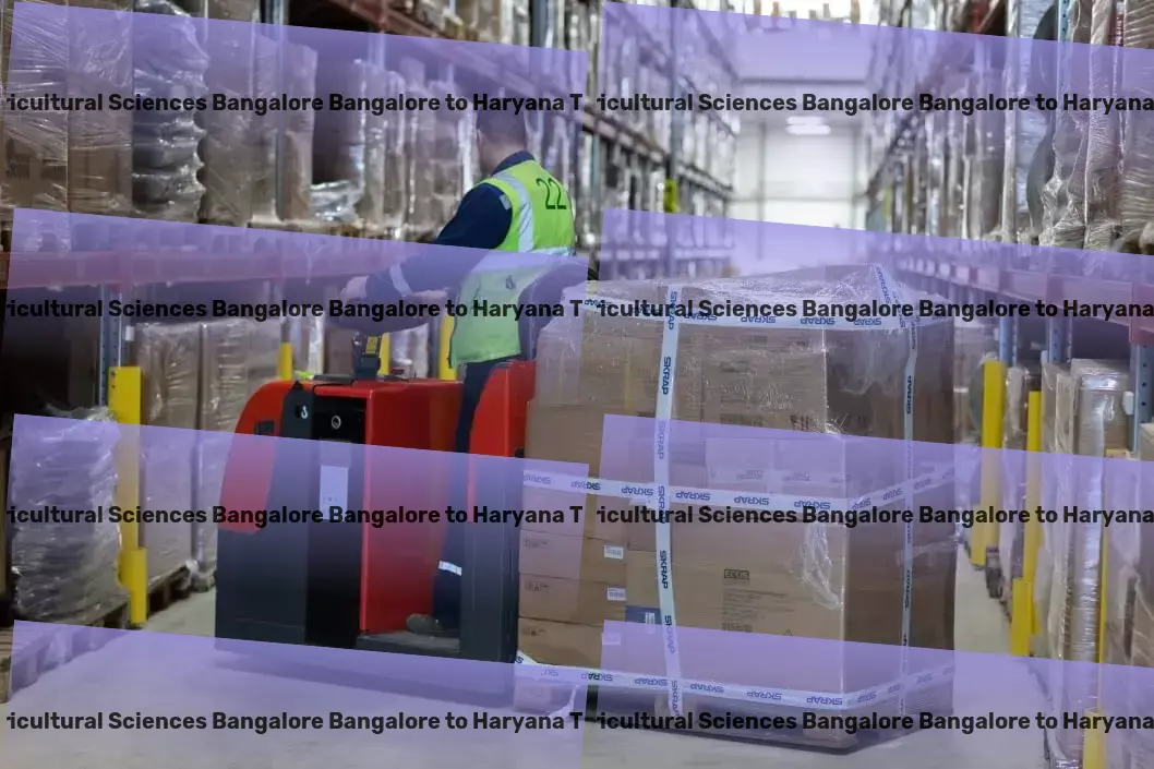 University Of Agricultural Sciences Bangalore Bangalore to Haryana Transport Navigate the intricate web of Indian transportation with us by your side. - Comprehensive road freight solutions