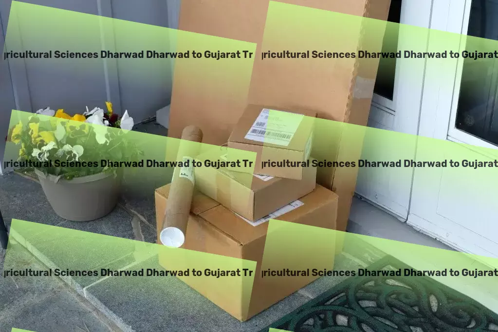 University Of Agricultural Sciences Dharwad Dharwad to Gujarat Transport Indian transport services redesigned for simplicity and efficiency! - Smart logistics solutions