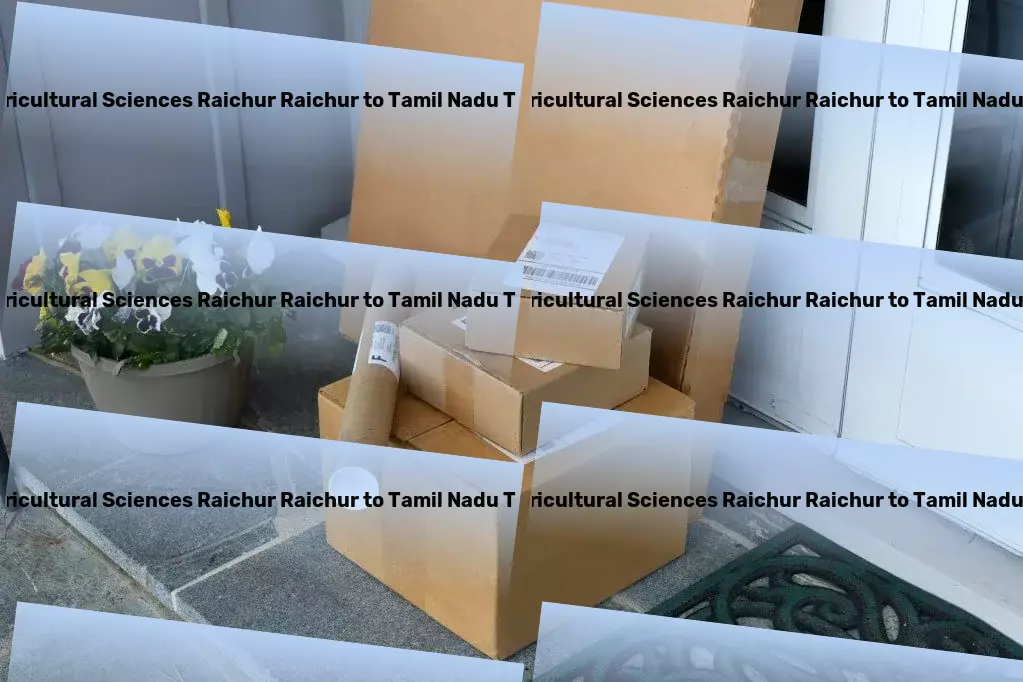 University Of Agricultural Sciences Raichur Raichur to Tamil Nadu Transport The solution you need for hassle-free goods transit in India! - Local goods services