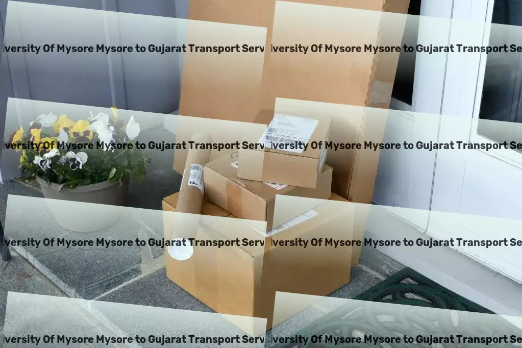 University Of Mysore Mysore to Gujarat Transport Professional goods shipment solutions