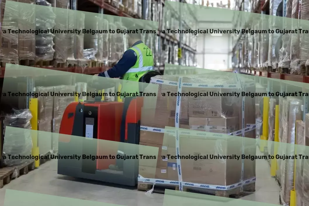 Visvesvaraya Technological University Belgaum to Gujarat Transport Roadway freight solutions