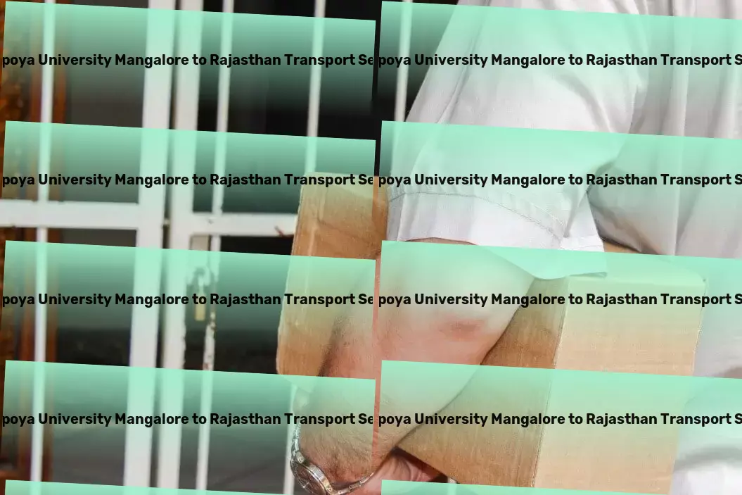 Yenepoya University Mangalore to Rajasthan Transport Long-distance movers