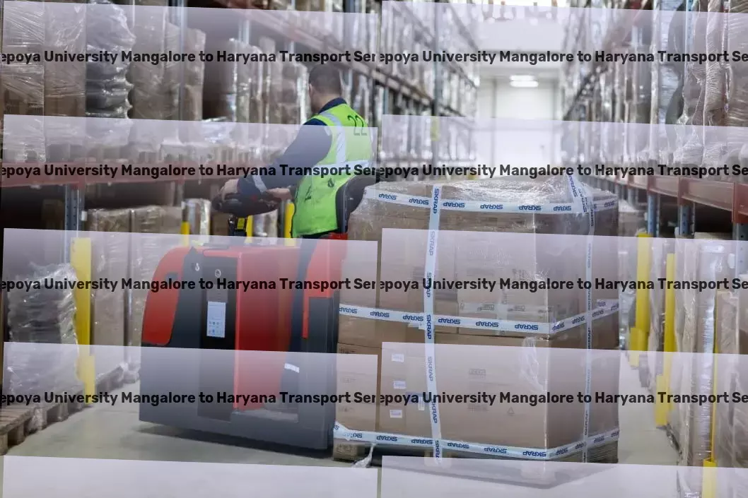 Yenepoya University Mangalore to Haryana Transport Optimize your delivery strategy in India with us! - Custom freight forwarding