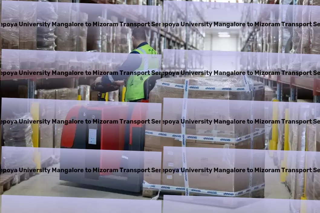 Yenepoya University Mangalore to Mizoram Transport Seamless and stress-free shipping solutions within India! - Express movers services