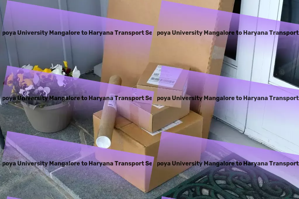 Yenepoya University Mangalore to Haryana Transport Cross-border transport services